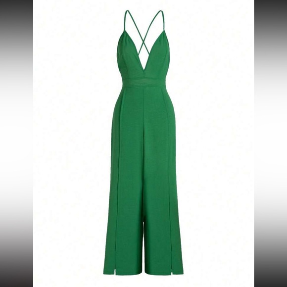 Elegant Green Jumpsuit | NEW - Picture 2 of 3